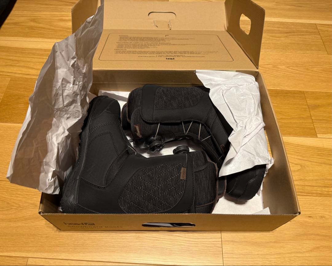 ✨️極美品✨️HEAD スノーボードブーツ HEART BOA 24cm 黒