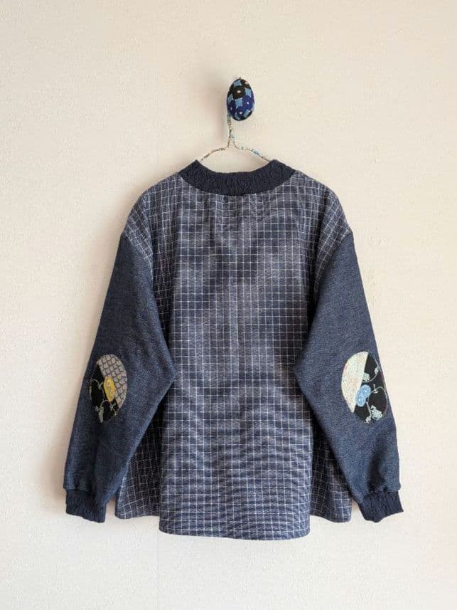 エルボーパッチ　プルオーバー☆ミナペルホネン　ハンドメイド