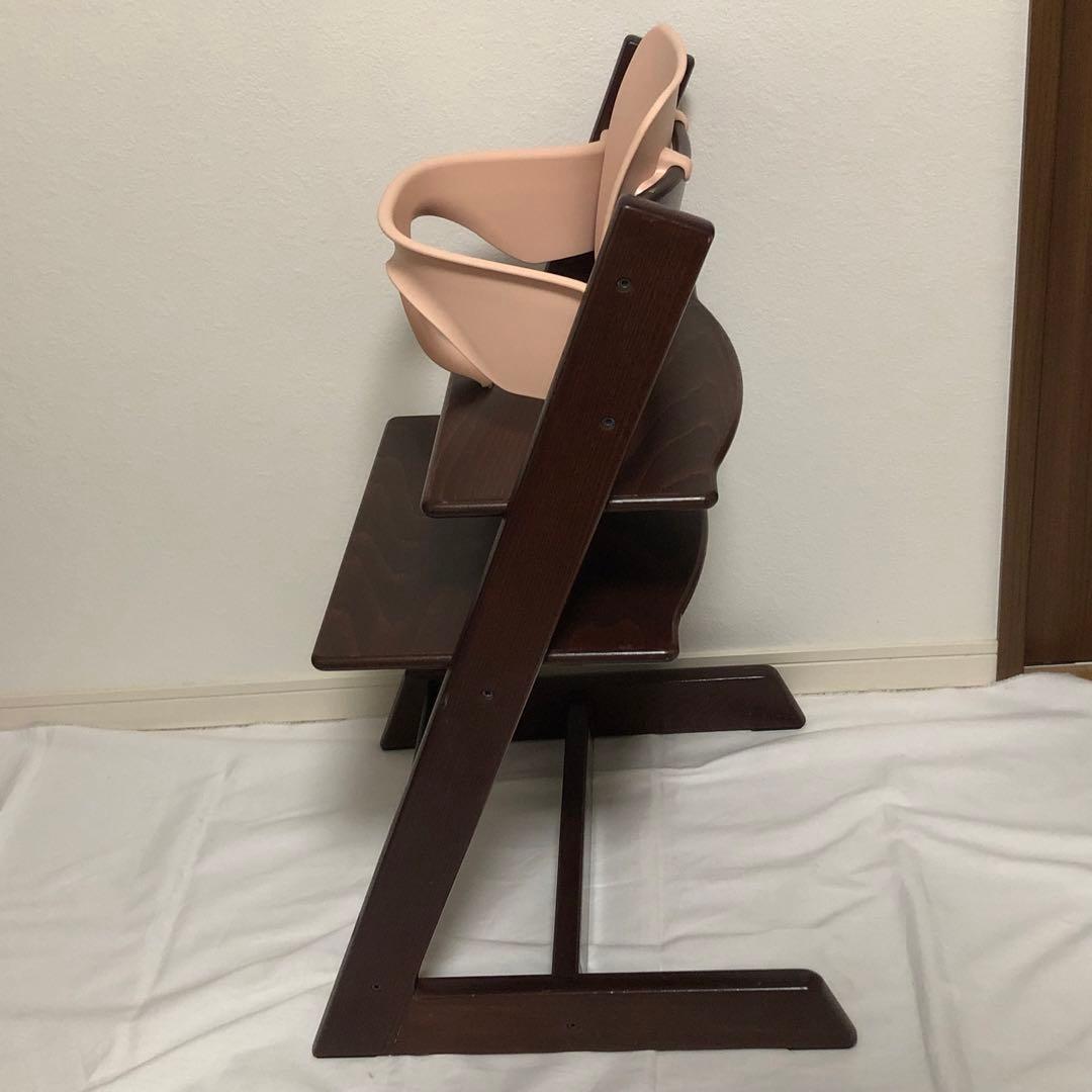 送料込★現行型 C/N4ベビーセット無★ストッケ トリップトラップ 茶色