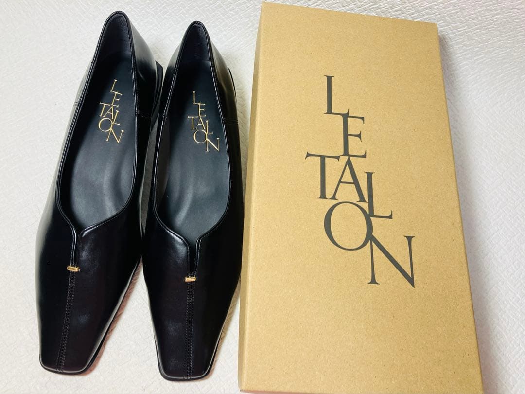 SH67◆新品◆LeTalon 2.5cmスクエアスリットソフトフラット25.0