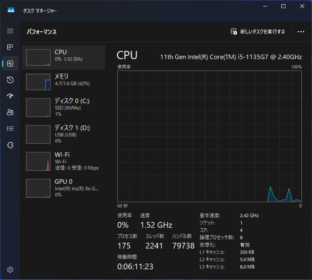 富士通LIFE BOOK core i5 第11世代目　ベージュゴールド