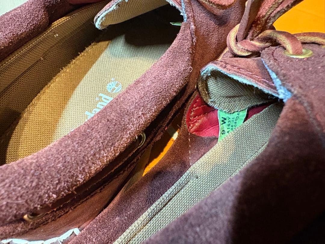 ティンバーランド timberland デッキシューズ 3 eye バーガンディ