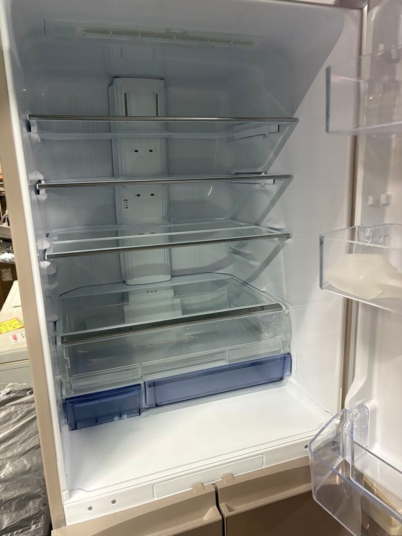 三菱　ガラストップ５ドア冷蔵庫　2023年モデル　455ℓ　MR-B46J-C