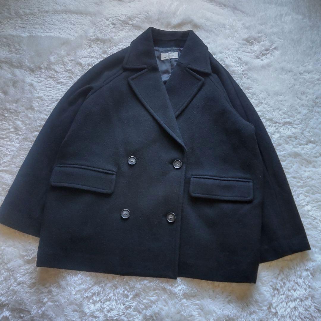 ジャーナルスタンダードrelume 尾州ウール ショートPコート 38 2024