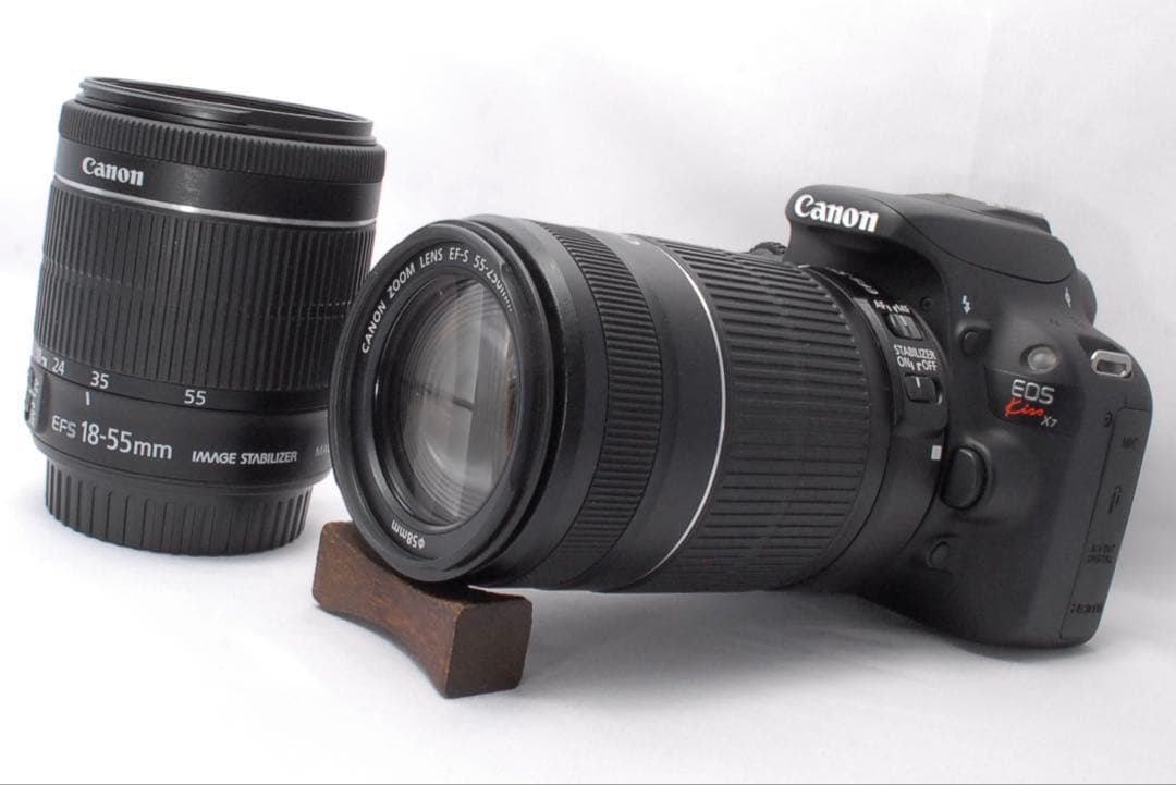 Canon EOS Kiss X7 ダブルレンズ 手ぶれ補正 初心者オススメ