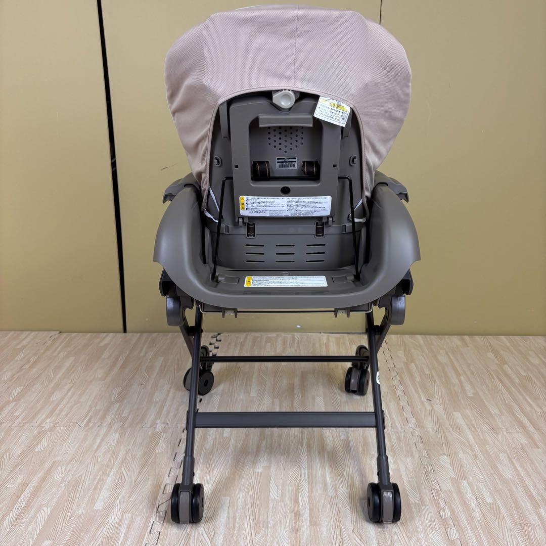 極上クリーニング済　☆美品☆　コンビ　ハイローベッド＆チェア　ネムリラ　グレー