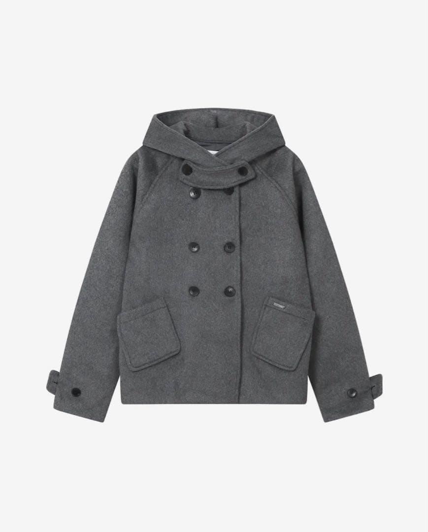 ジャケット・アウター Miseki SEOUL HOODIE DOUBLE BUTTON COAT