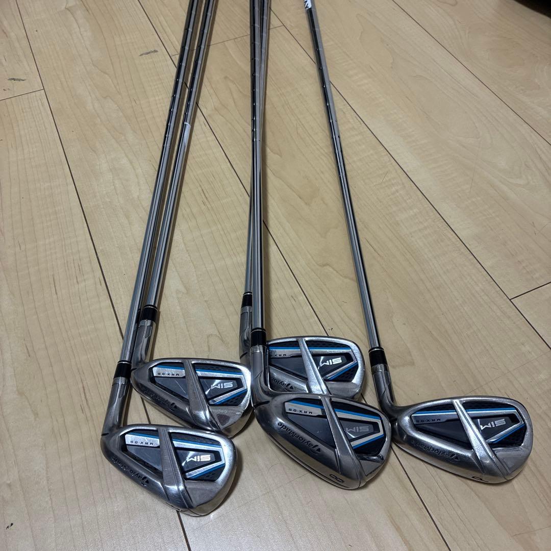 TaylorMade SIM MAX OS アイアンセット 5本セット 即日発送