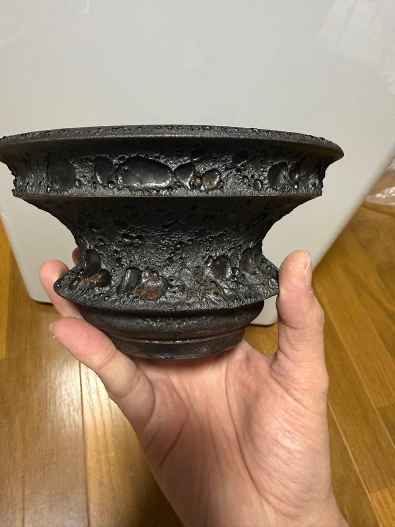 カタチ製作所 ドリッパーLOW クレーター ブラック