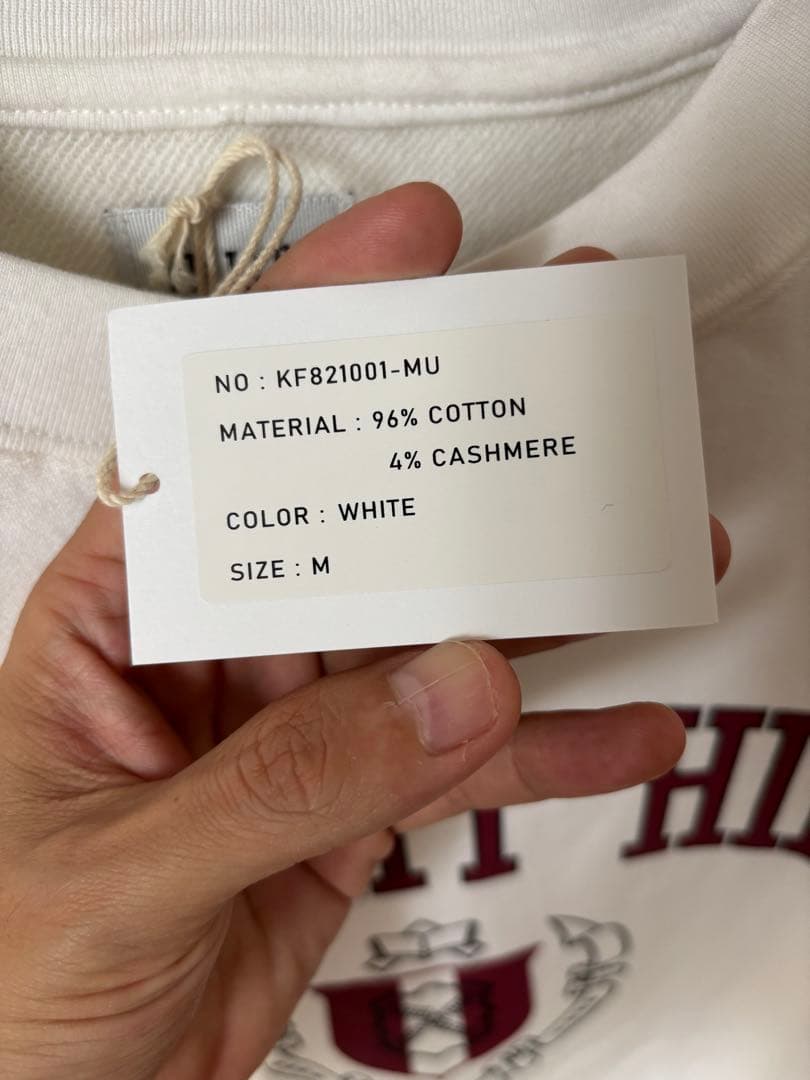 FILLITS スウェット M ホワイト