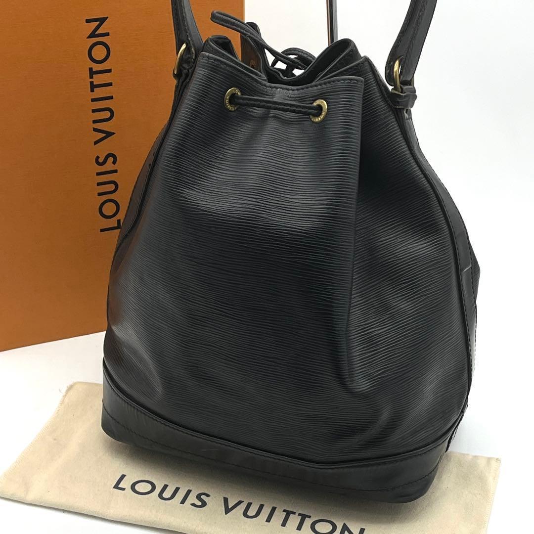 ルイヴィトン エピ ノエ ブラック　ハンドバッグ　レザー　黒　巾着バッグ