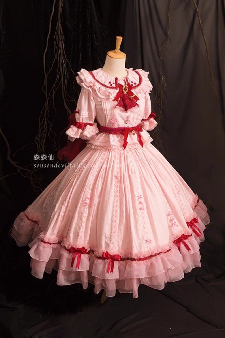 即納　新品　森森仙　東方プロジェクト　東方project レミリア　衣装Mサイズ