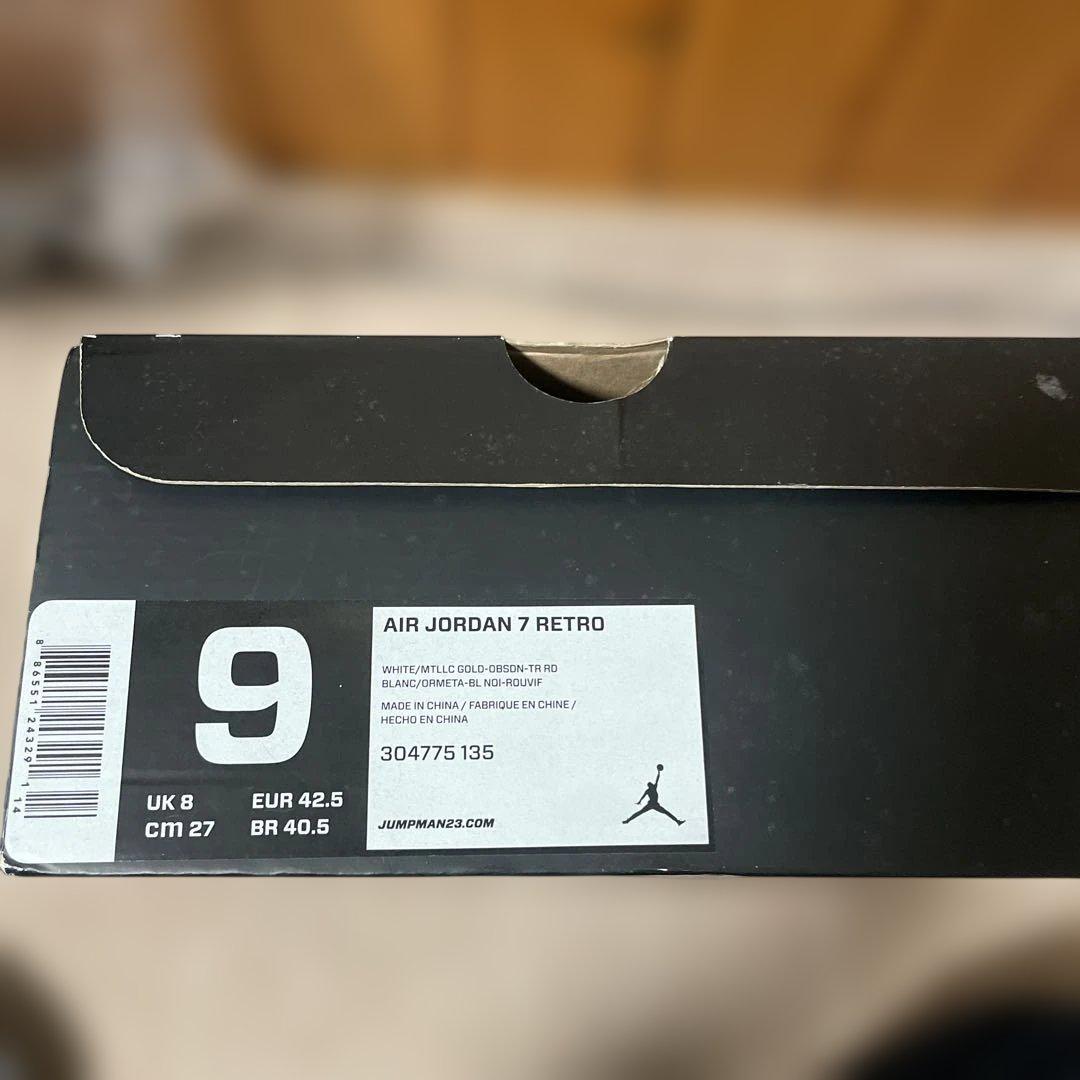 新品未使用 AIR JORDAN 7 オリンピックモデル 27cm