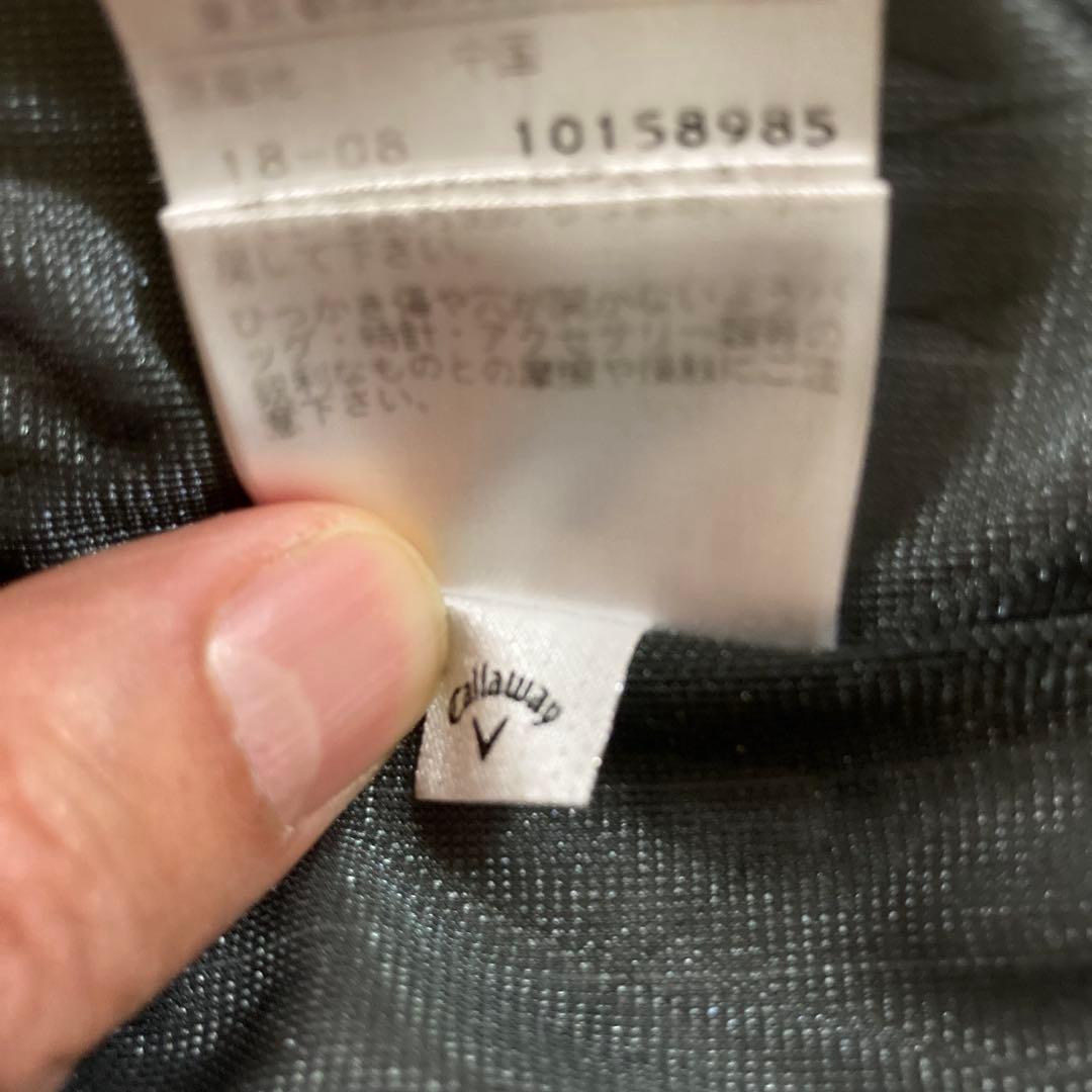 美品　Callaway ダイヤキルティングジャケット カーキ　サイズLL