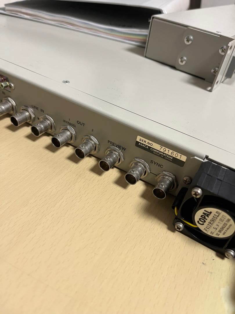 ASACA ALL-200 L字レイアウト装置 テロップ送出機
