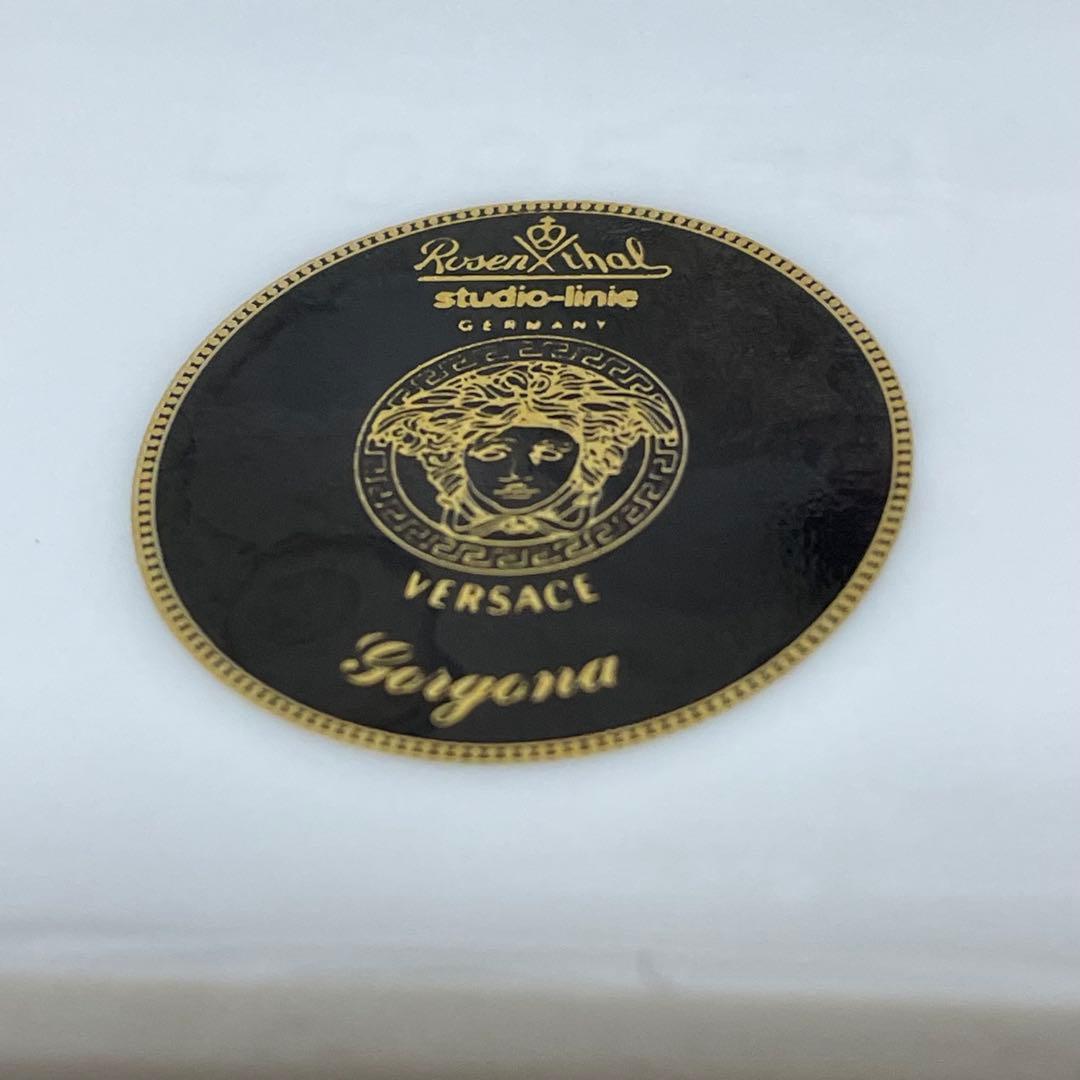 versaceベルサーチ　ローゼンタール　メドゥーサ浮彫り　陶器　花瓶　フラワー