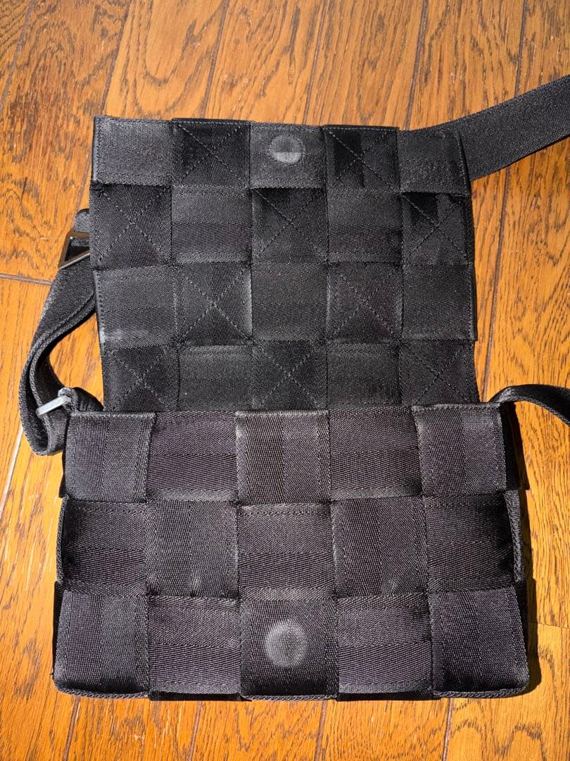 ボッテガヴェネタ ウェビング カセット ショルダーバッグ ブラック