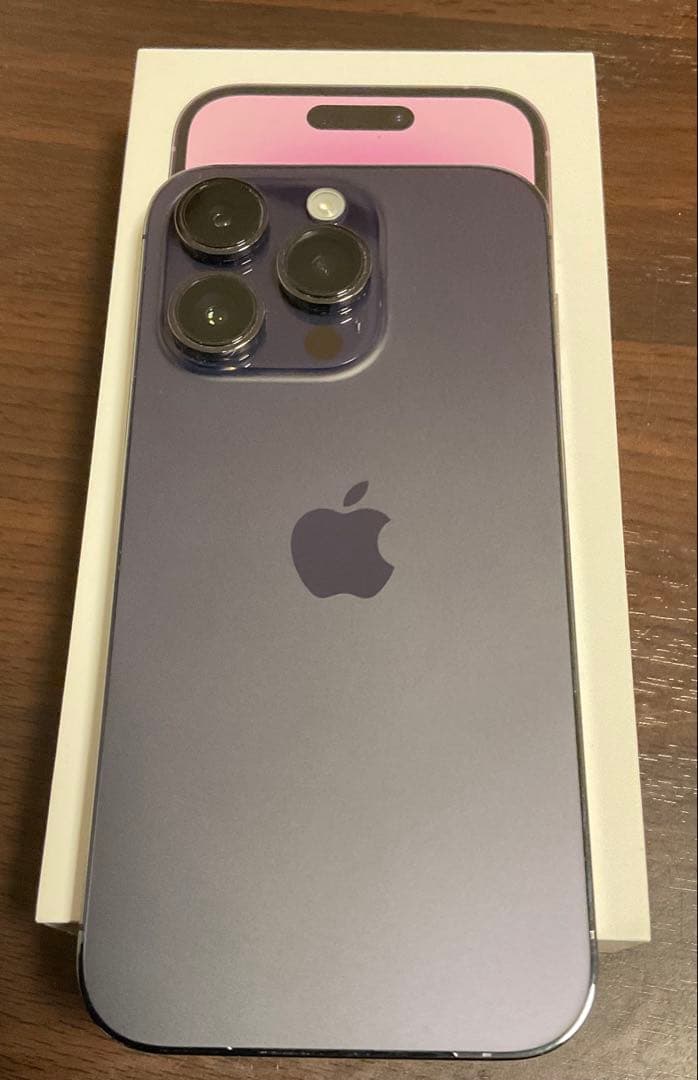【美品】iPhone 14 Pro 512GB ディープパープル SIMフリー
