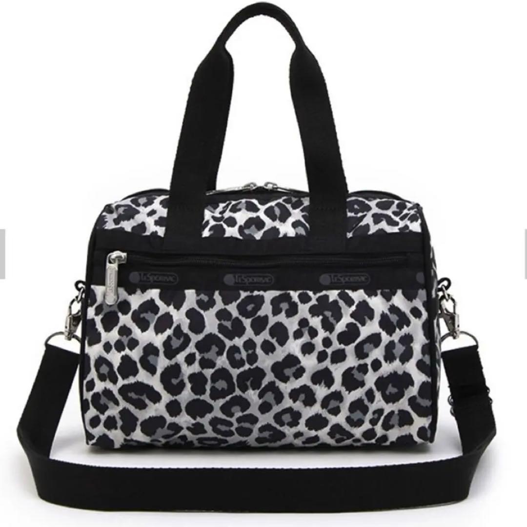 【美品】レスポートサック　2wayバック　レオパード