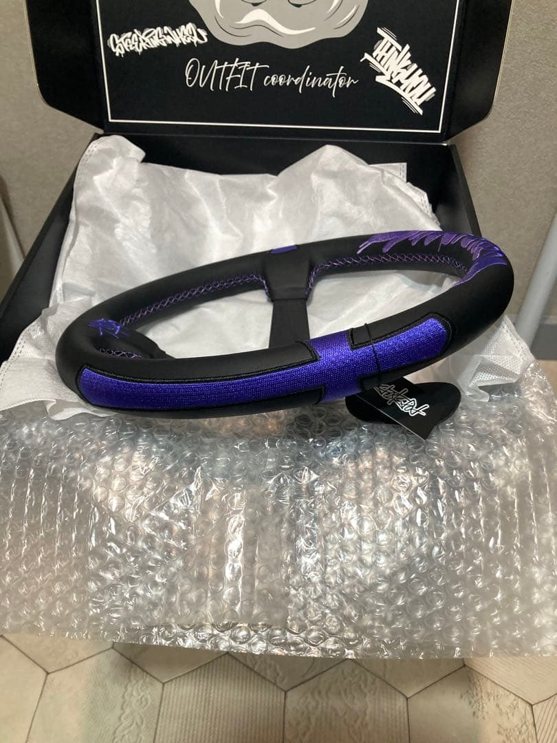 け*ん様 GHOST EXPOD purple グラデーション ホーンボタン付き