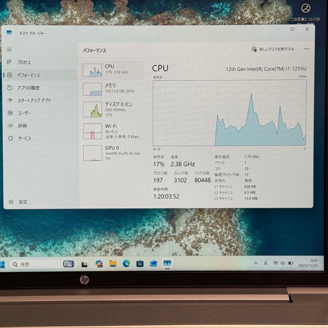 HP ProBook 450 G9 12世代i7［ジャンク品］