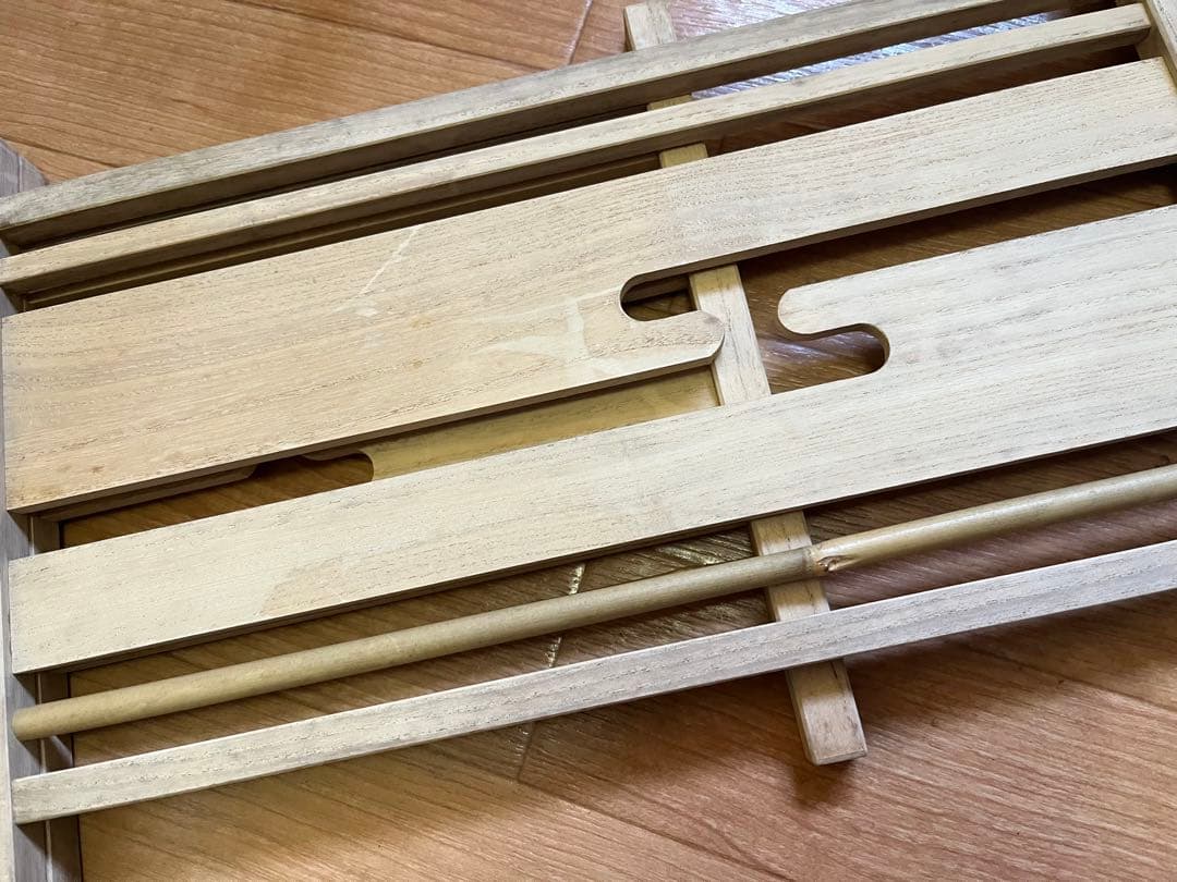 煎茶道具　風炉先屏風　煎茶屏風　ヴィンテージ　結界　和風インテリア　木製屏風