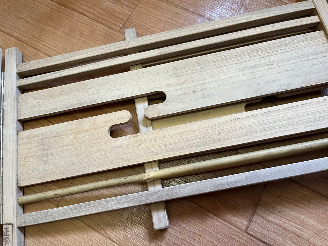 煎茶道具　風炉先屏風　煎茶屏風　ヴィンテージ　結界　和風インテリア　木製屏風