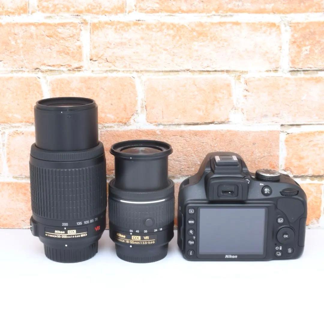 推し活におすすめ✨NI/ikon D3400✨望遠レンズ✨一眼レフセット