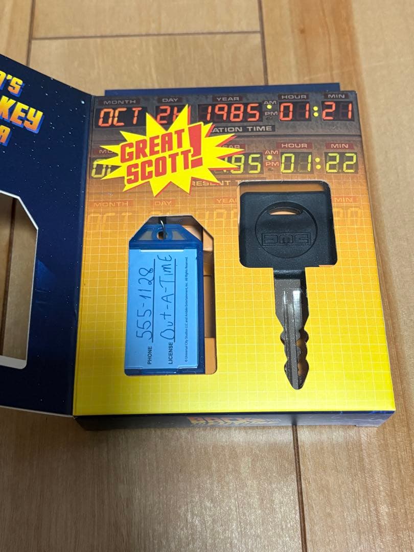 d*3様 aiwa PCR-F7 バック・トゥ・ザ・フューチャー+デロリアンキー