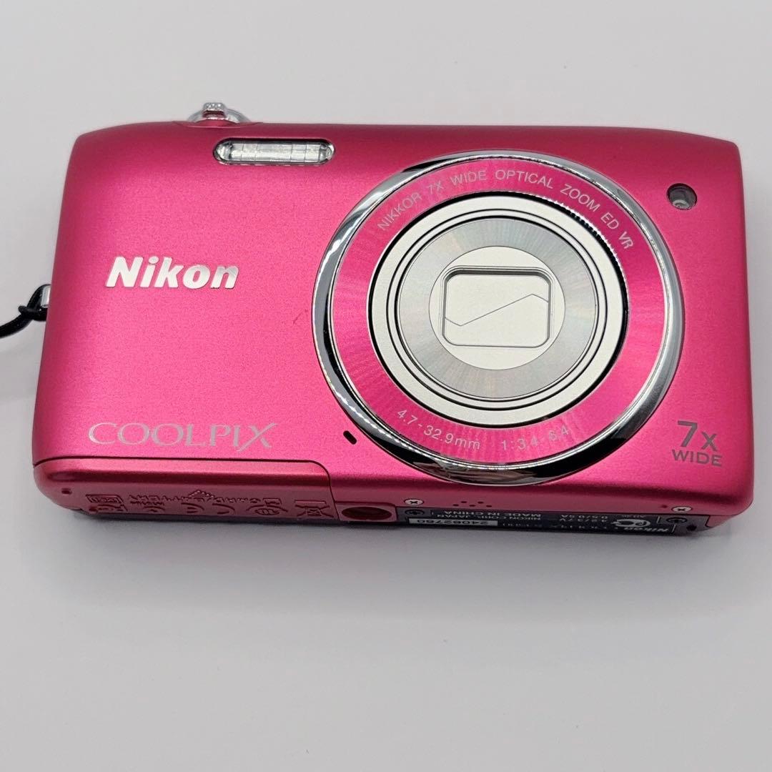 Nikon COOLPIX S3500 コンパクトデジタルカメラ ピンク