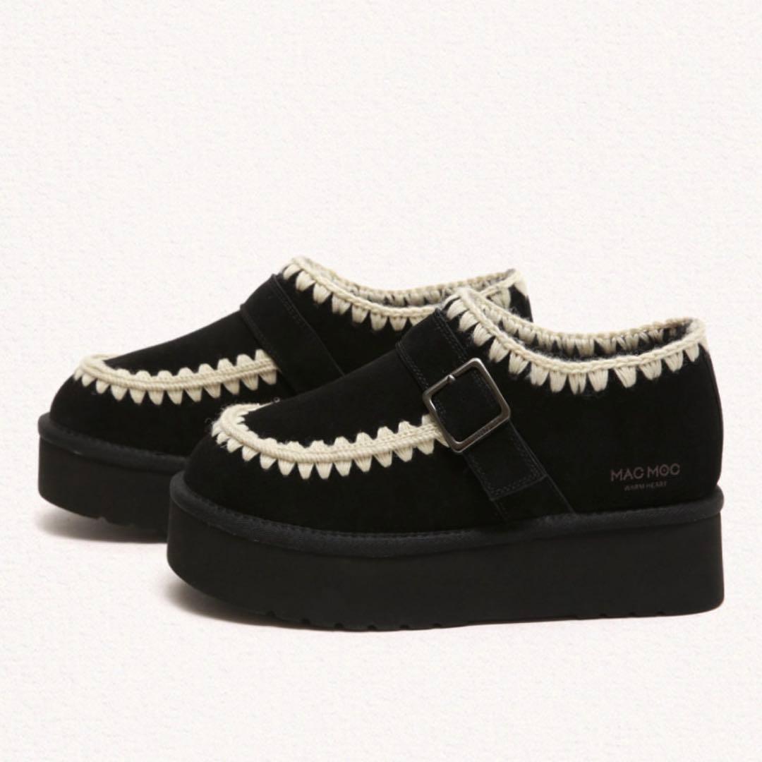 MACMOC Bbodeuk ソフトレザー防寒シューズ