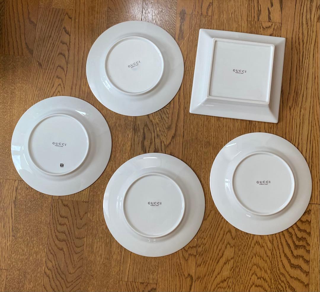 GUCCI グッチ　ローマシリーズ　皿　プレート　 ５枚セット