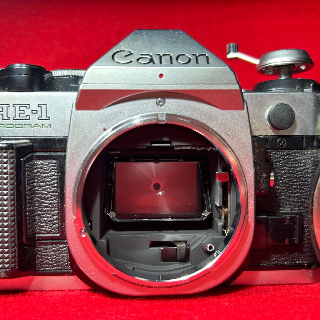 マロン　Canon AE-1 PROGRAM 一眼レフカメラ　ジャンク