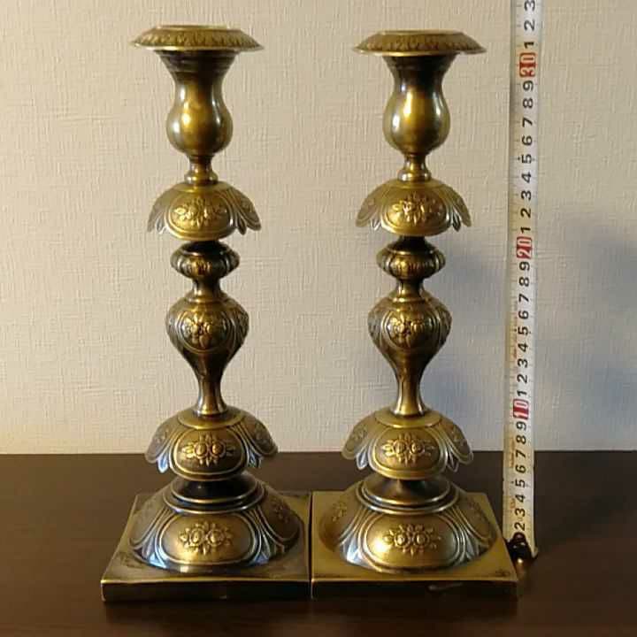 【激レア】シャバット(安息日)用のキャンドルスタンド　アンティーク　ユダヤ　燭台