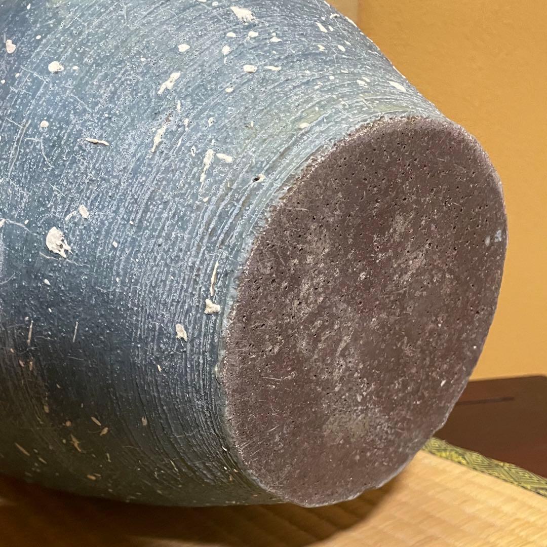 壺 傘立て 花器 高さ(約)43㎝ ビンテージ 昭和レトロ オブジェ