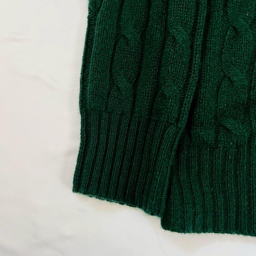 RALPH LAUREN ラルフローレン カシミア100 ケーブルニットセーター