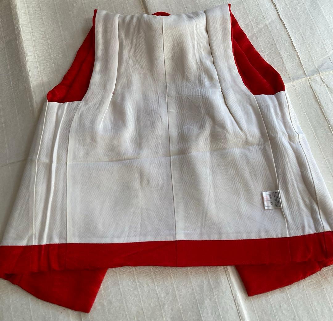 最高級　京都古川被布　おはりばこ髪飾り　総絞り着物　長襦袢　草履　足袋フルセット