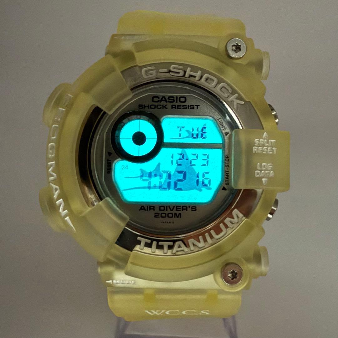 【美品】G-SHOCK DW-8201WC フロッグマン WCCS チタン