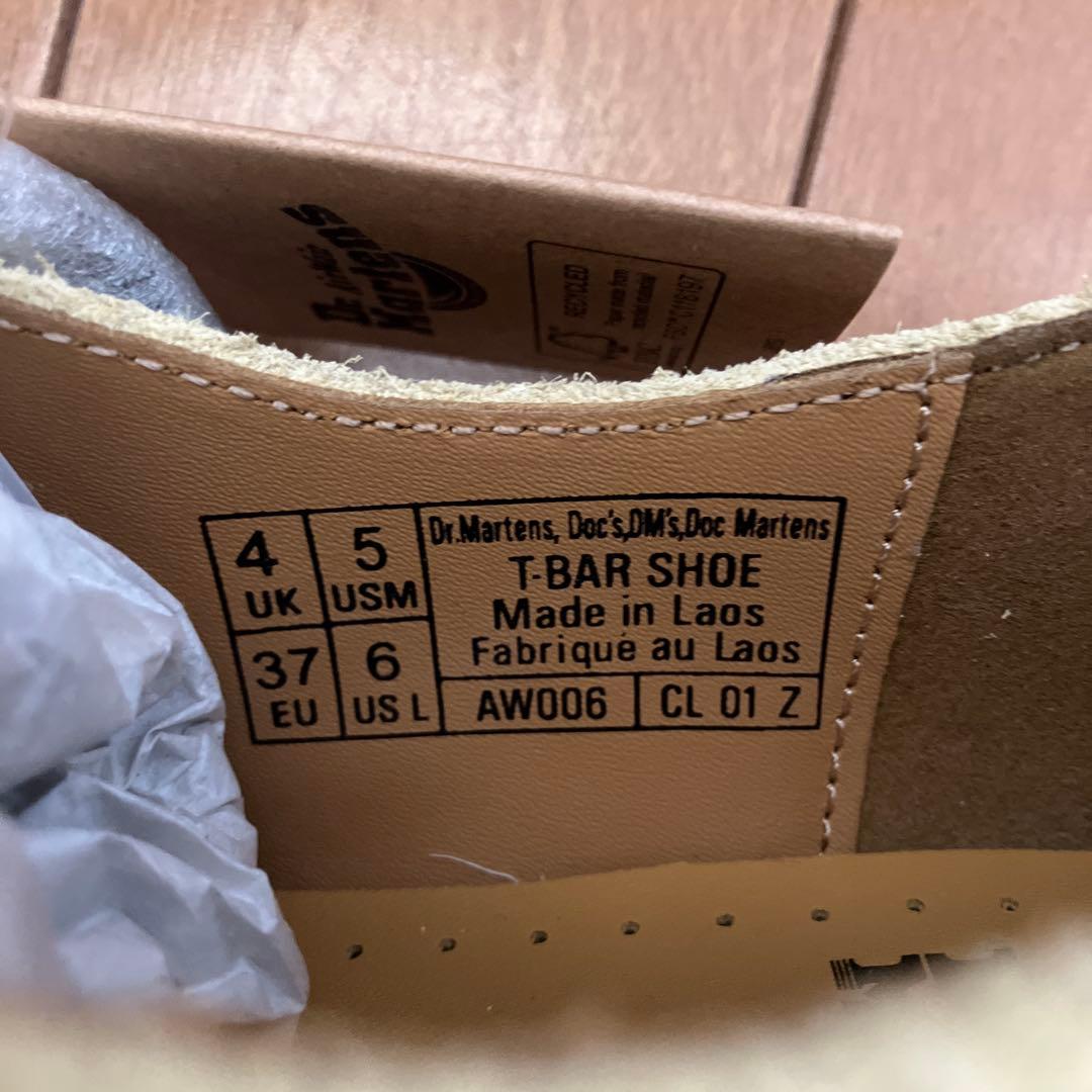 新品未使用Dr. Martens T-BAR SHOE 37 EU / 23cm