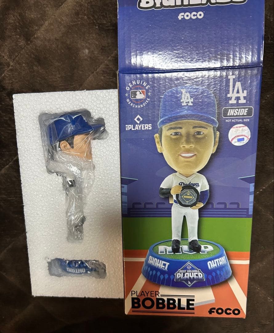 大谷翔平 ドジャース　ミニボブルヘッド MVP記念 SHOHEI OHTANI