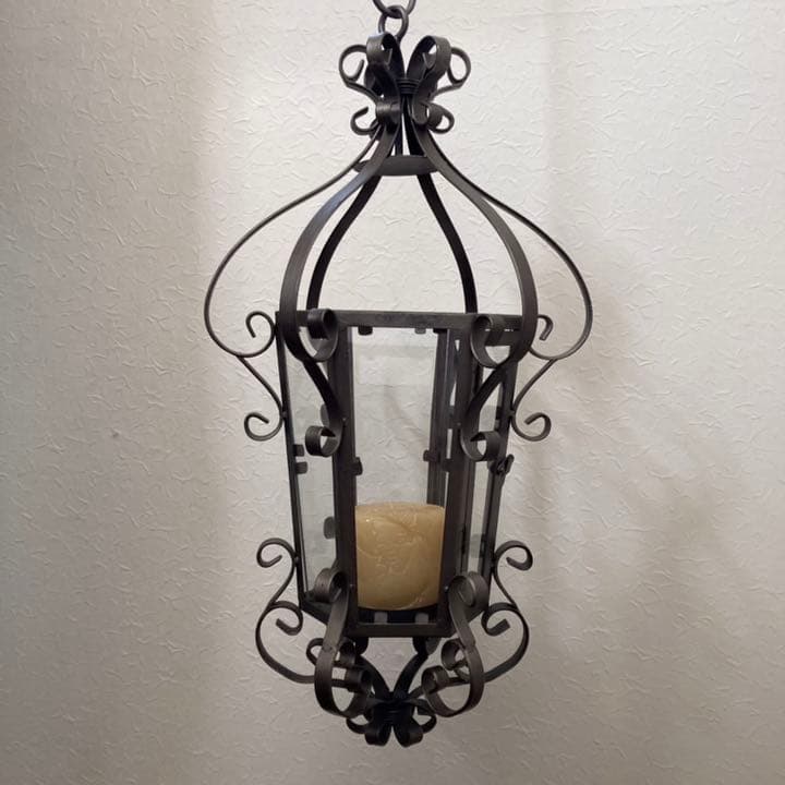 新品 アンティーク ランタン シェード