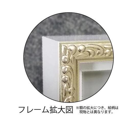 オイル ペイント アート　カウ グラス　新品　アートフレーム　絵画　額装　牛