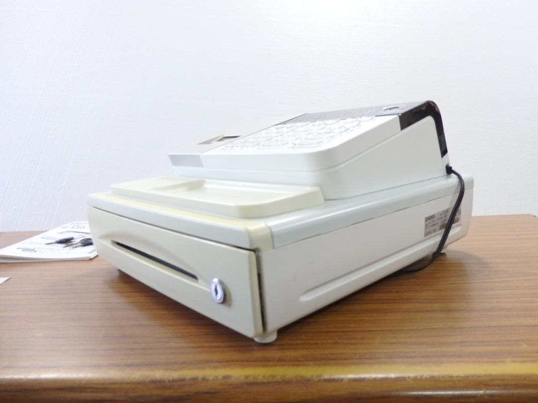 CASIO SE-S10 電子レジスター ホワイト 8部門　250926