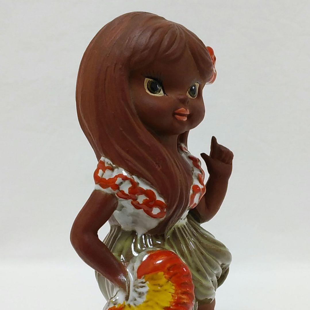 ハワイアン人形 フラドール置物❤︎1960年ハワイアンティーク・オリジナル人形