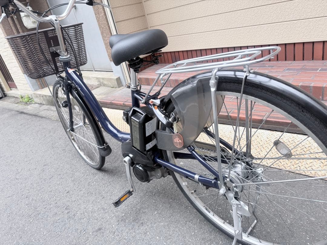 大阪府　ヤマハ　電動アシスト自転車 ネイビー 内装3段ギア