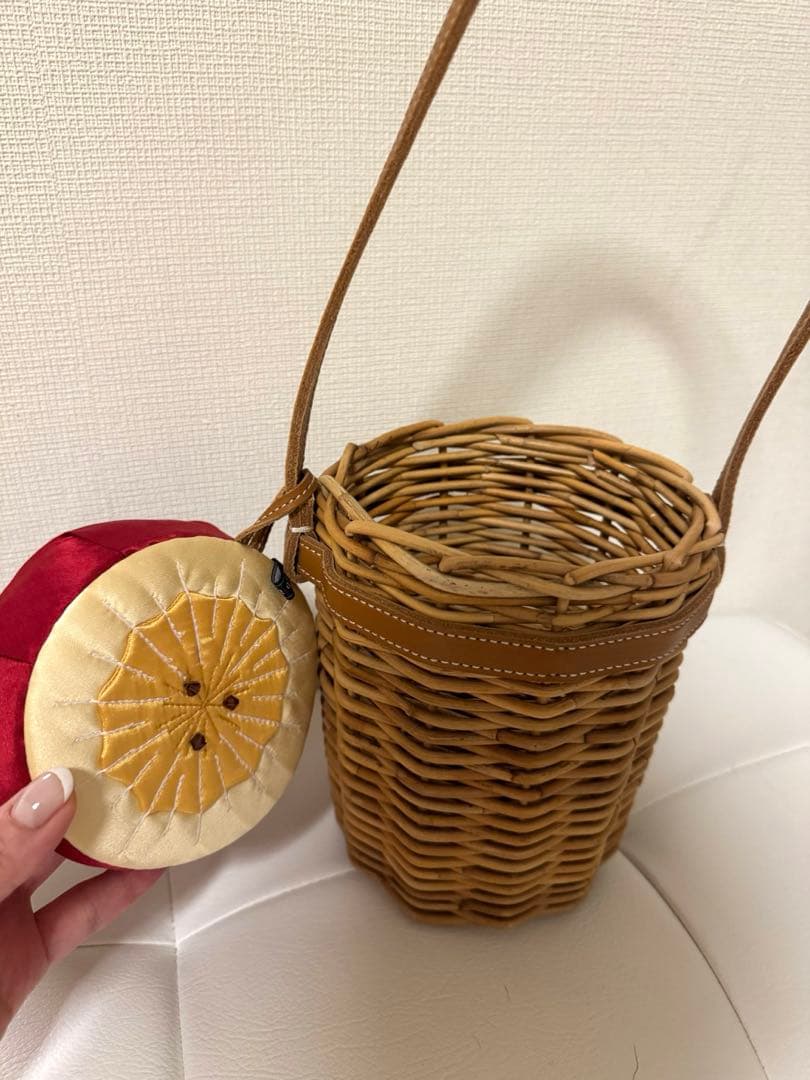 LUDLOW ラドロー　りんごカゴバッグ