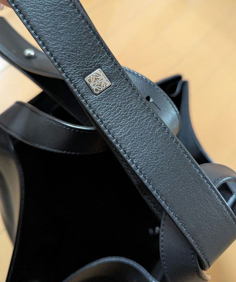 LOEWE ロエベ　ハンモックバッグ　ブラック　2way