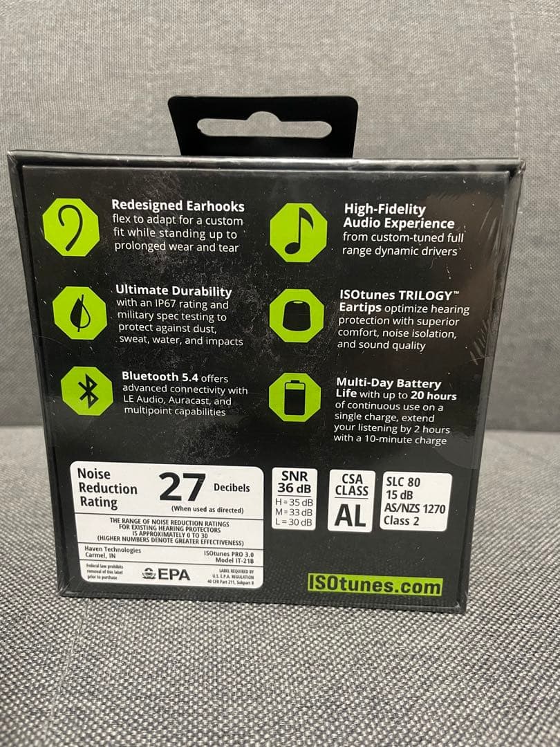 ISOtunes PRO 3.0 ワイヤレスイヤフォン