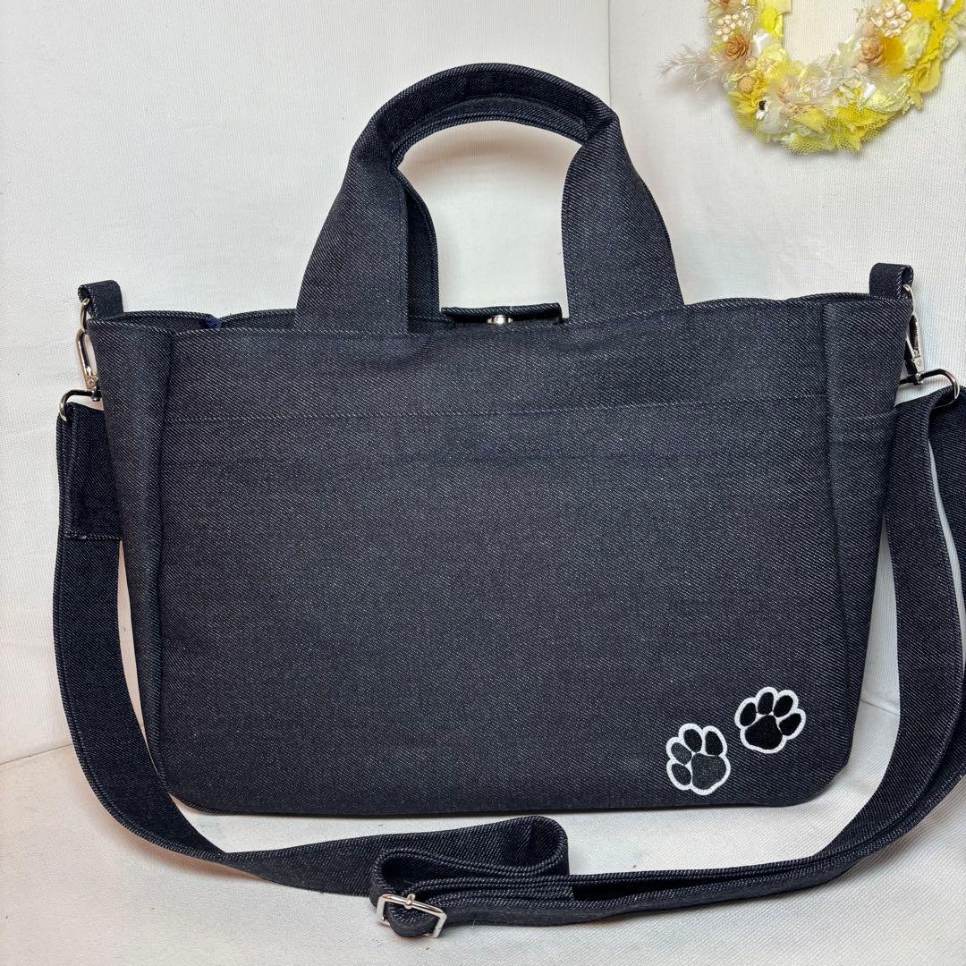 専用ご案内中♡うちの子お散歩バッグ ネーム入り 柴 ハンドメイド