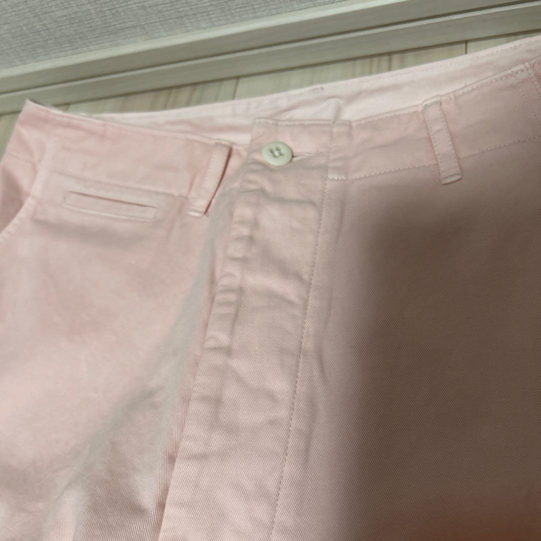 Higuchi×S チノワイドパンツ　ピンク